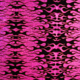 Fuchsia Trash Flocked Lycra - Ribes y Casals