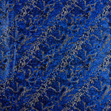 Blue Animal Flocked Lycra - Ribes y Casals