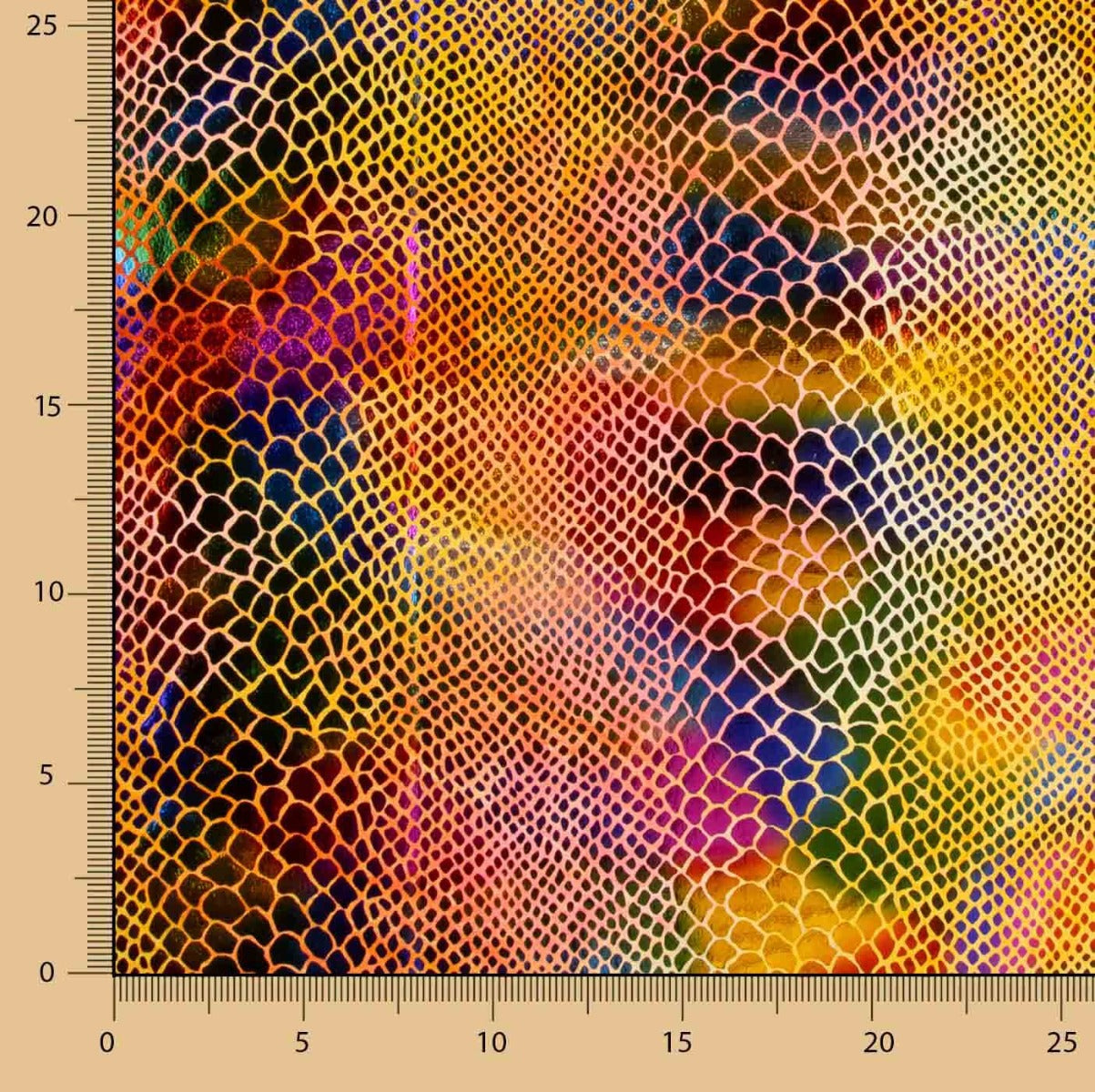 Lycra Snake Sheet Orange - Ribes y Casals