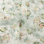 Flat Mint Green Sequin Embroidered Tulle - Ribes y Casals
