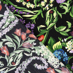 Koshibo Black Thousand Flowers Print - Ribes y Casals