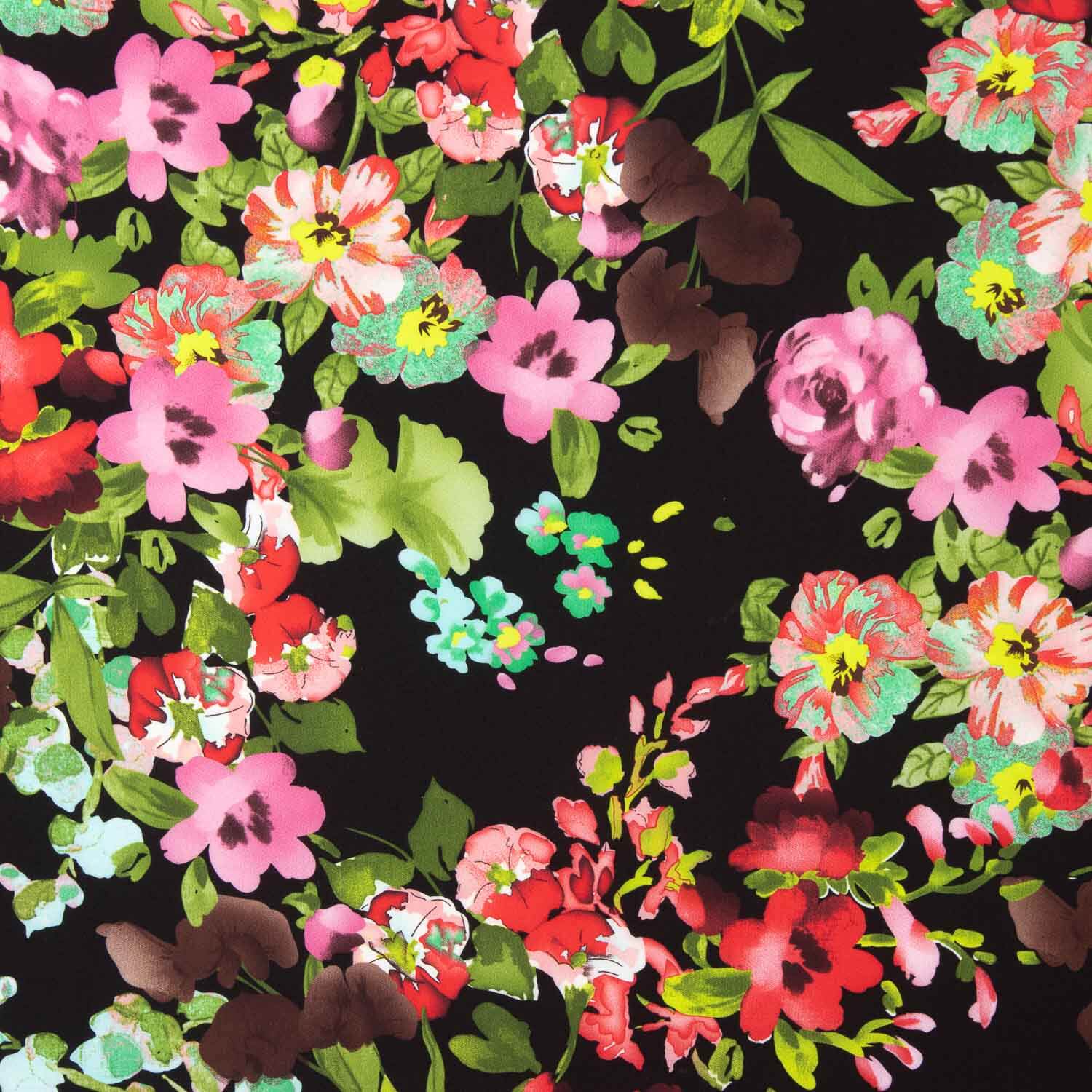 Koshibo Black Floral Print - Ribes y Casals