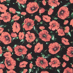 Koshibo Black Poppy Print - Ribes y Casals