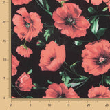 Koshibo Black Poppy Print - Ribes y Casals