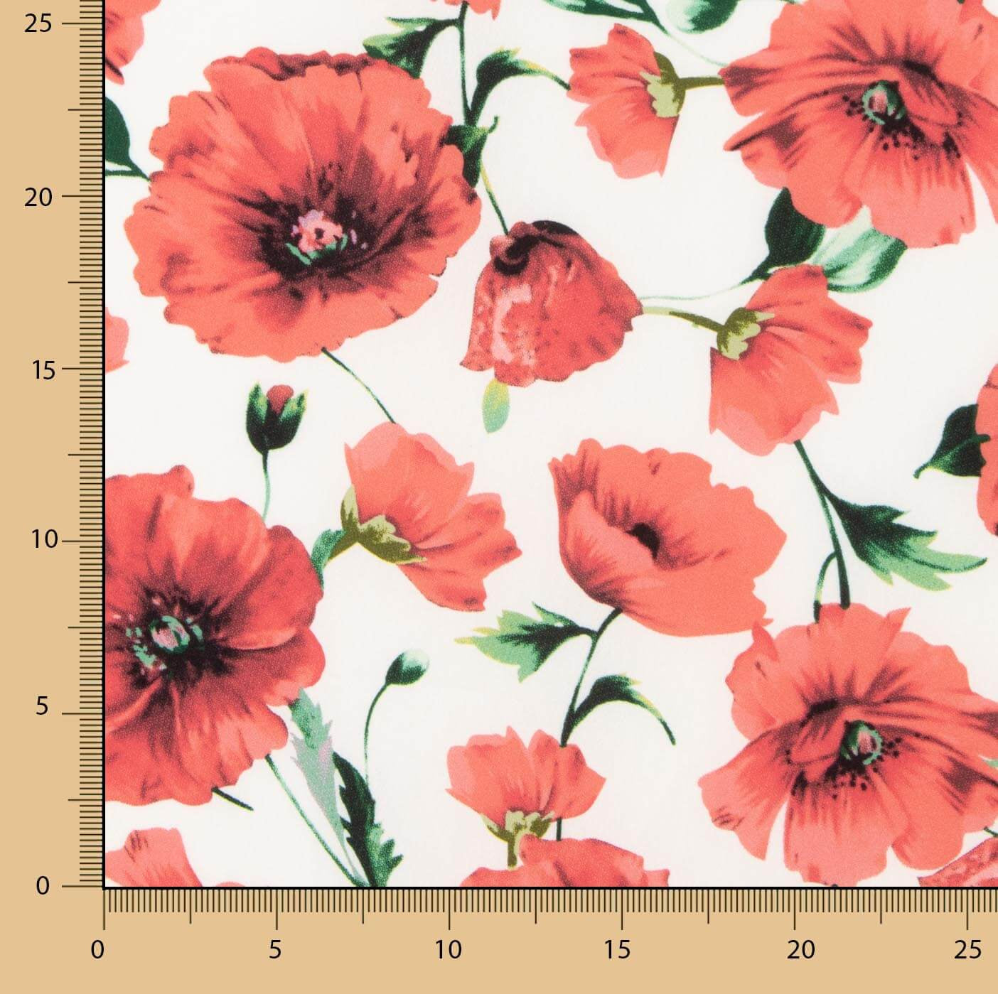 Koshibo White Poppy Print - Ribes y Casals