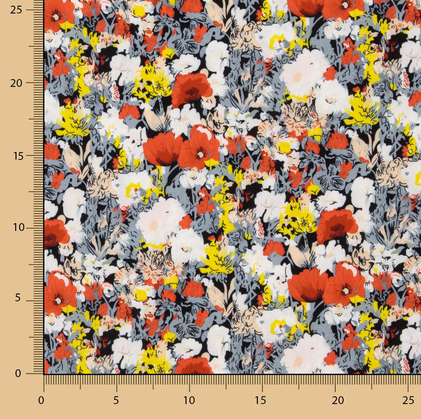 Koshibo Red Floral Print - Ribes y Casals