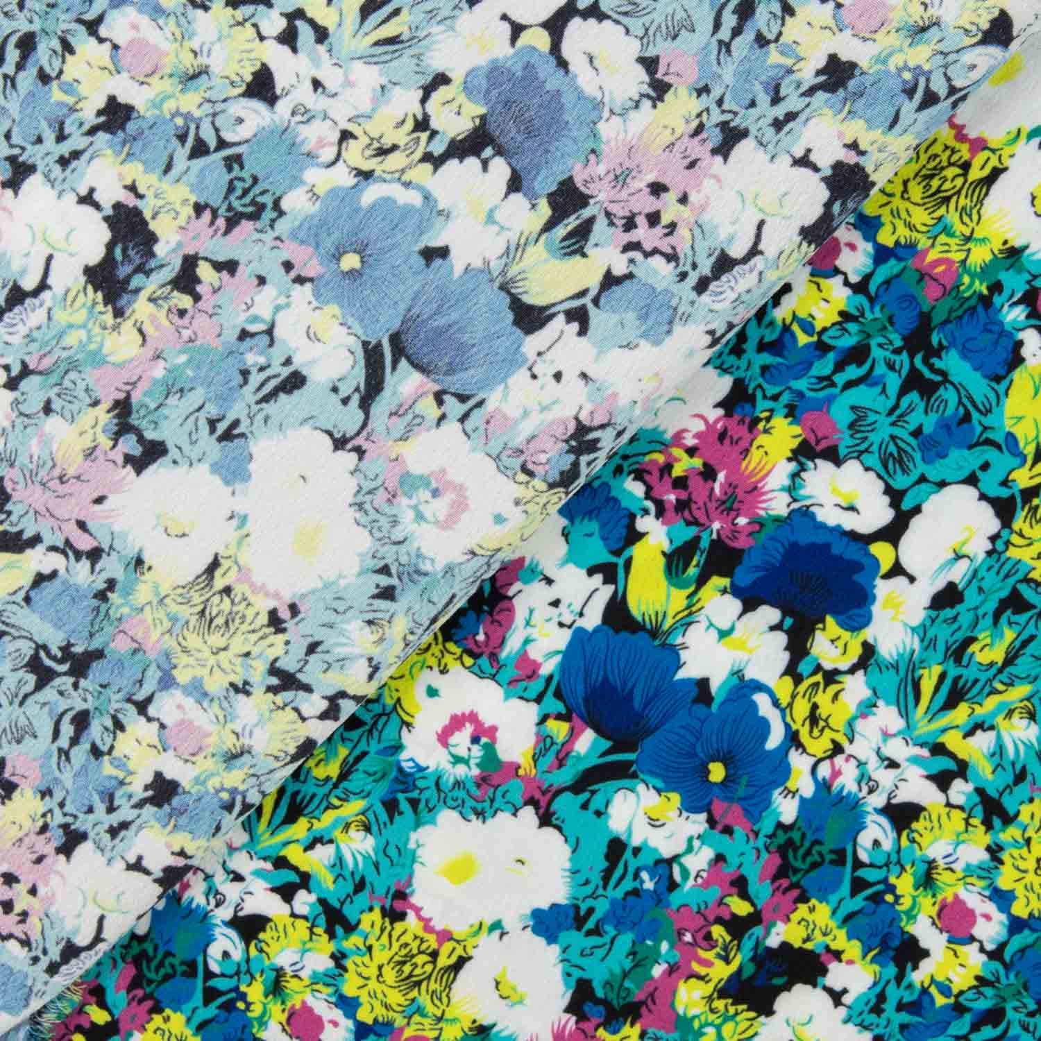 Koshibo Blue Floral Print - Ribes y Casals
