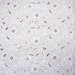 Swiss Embroidery Maxi Flower Natural White - Ribes y Casals