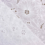 Swiss Embroidery Maxi Flower Natural White - Ribes y Casals