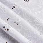 Swiss Embroidery Maxi Flower Natural White - Ribes y Casals