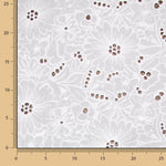 Swiss Embroidery Maxi Flower Natural White - Ribes y Casals