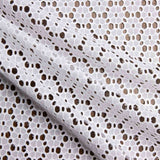 Natural White Swiss Embroidery Daisy - Ribes y Casals