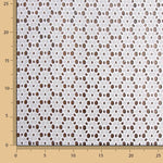 Natural White Swiss Embroidery Daisy - Ribes y Casals