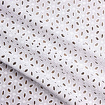 Swiss Embroidery Flower Petal Natural White - Ribes y Casals