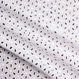 Swiss Embroidery Flower Petal Natural White - Ribes y Casals