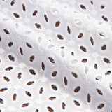 Swiss Embroidery Flower Petal Natural White - Ribes y Casals