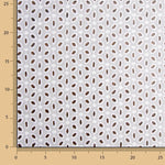 Swiss Embroidery Flower Petal Natural White - Ribes y Casals