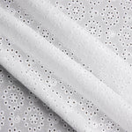 Swiss Embroidery Flower Mandala Natural White - Ribes y Casals