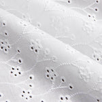 Swiss Embroidery Natural White Clover Flower - Ribes y Casals