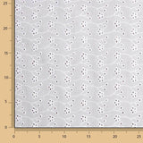 Swiss Embroidery Natural White Clover Flower - Ribes y Casals