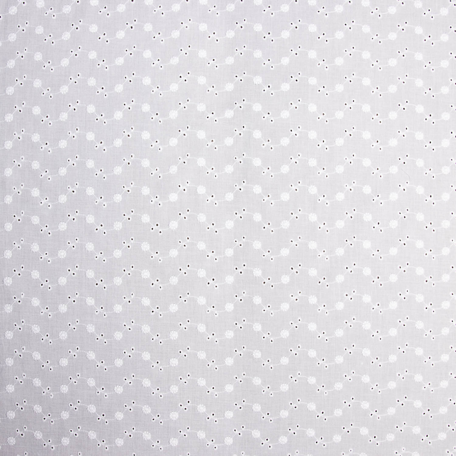 Swiss Embroidery Liberty Flower Natural White - Ribes y Casals