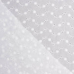 Swiss Embroidery Liberty Flower Natural White - Ribes y Casals