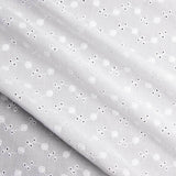 Swiss Embroidery Liberty Flower Natural White - Ribes y Casals