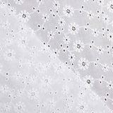 Swiss Embroidery Flower Field Natural White - Ribes y Casals