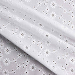 Swiss Embroidery Flower Field Natural White - Ribes y Casals