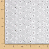 Swiss Embroidery Flower Field Natural White - Ribes y Casals