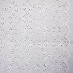 Swiss Embroidery Flower Bouquet Natural White - Ribes y Casals