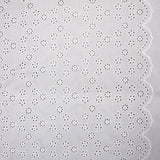 Swiss Embroidery Flower Bouquet Natural White - Ribes y Casals