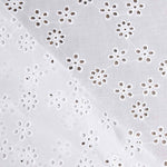 Swiss Embroidery Flower Bouquet Natural White - Ribes y Casals