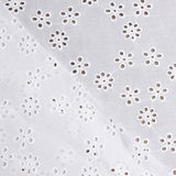 Swiss Embroidery Flower Bouquet Natural White - Ribes y Casals