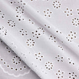 Swiss Embroidery Flower Bouquet Natural White - Ribes y Casals