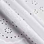 Swiss Embroidery Flower Bouquet Natural White - Ribes y Casals