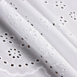 Swiss Embroidery Flower Bouquet Natural White - Ribes y Casals