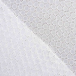 Natural White Geometric Swiss Embroidery - Ribes y Casals