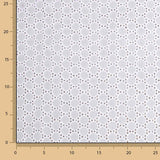 Natural White Geometric Swiss Embroidery - Ribes y Casals