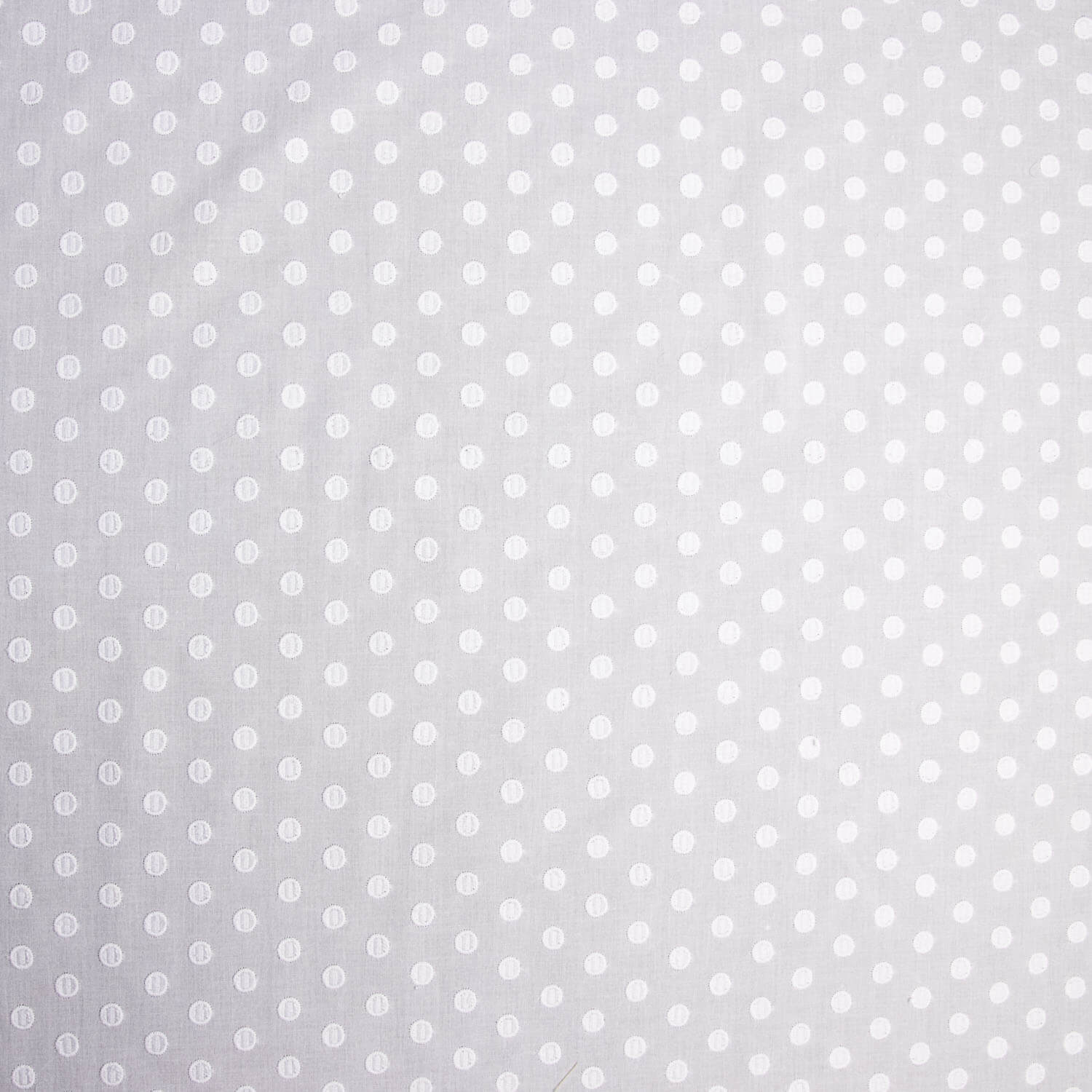 Swiss Embroidery Embroidered Spheres Natural White - Ribes y Casals