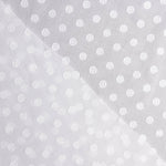 Swiss Embroidery Embroidered Spheres Natural White - Ribes y Casals