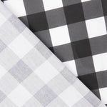 Black Checkered Printed Calico - Ribes y Casals