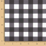 Black Checkered Printed Calico - Ribes y Casals