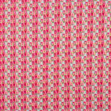 Coral y Green Retro Lightweight Printed Crêpe - Ribes y Casals