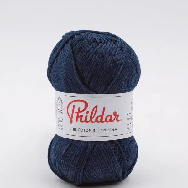 Phildar Cotton 3 Navy - Ribes y Casals