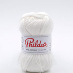 Wool Phil Coton 3 White - Ribes y Casals