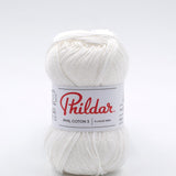 Wool Phil Coton 3 White - Ribes y Casals