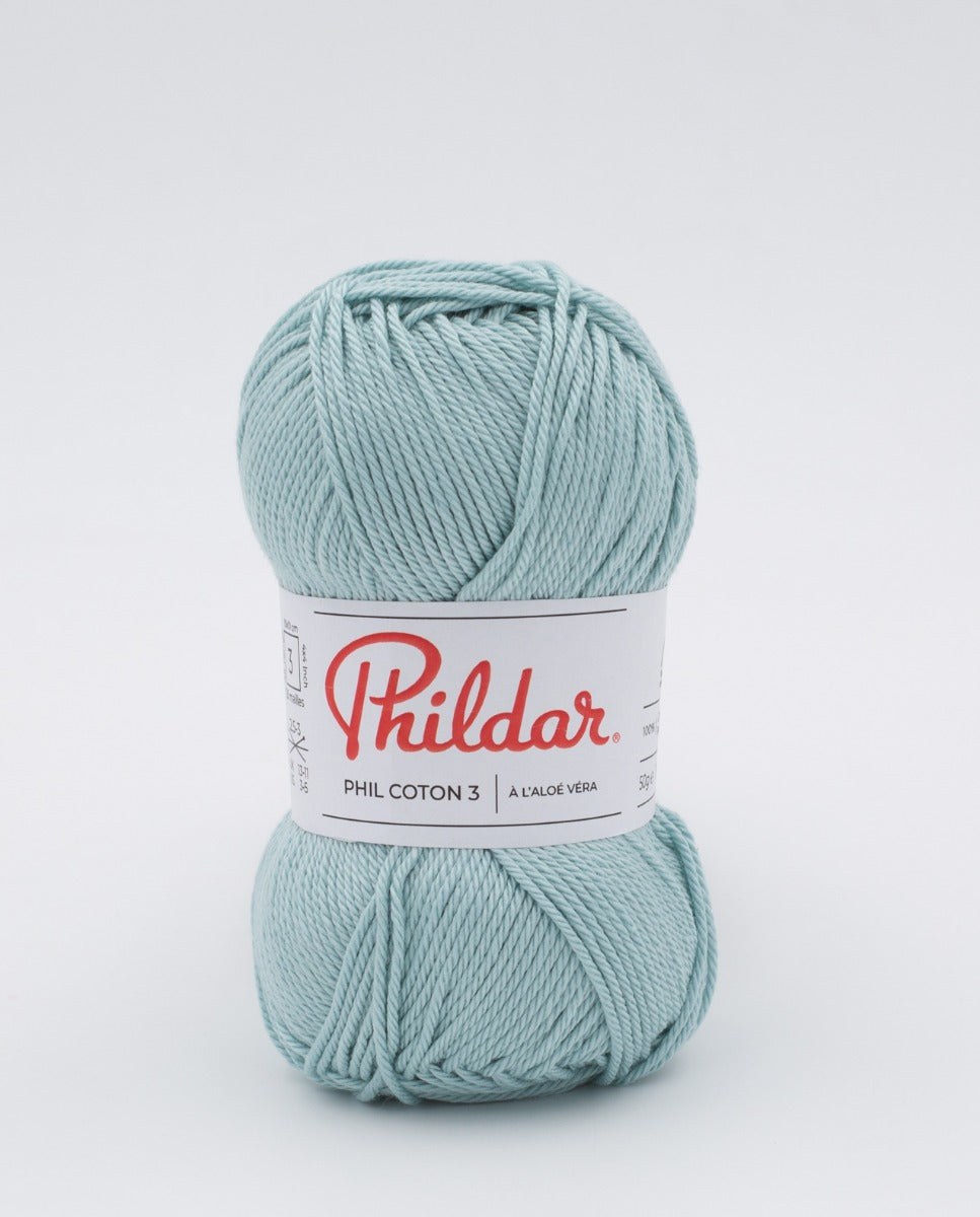 Wool Phil Coton 3 Mint - Ribes y Casals
