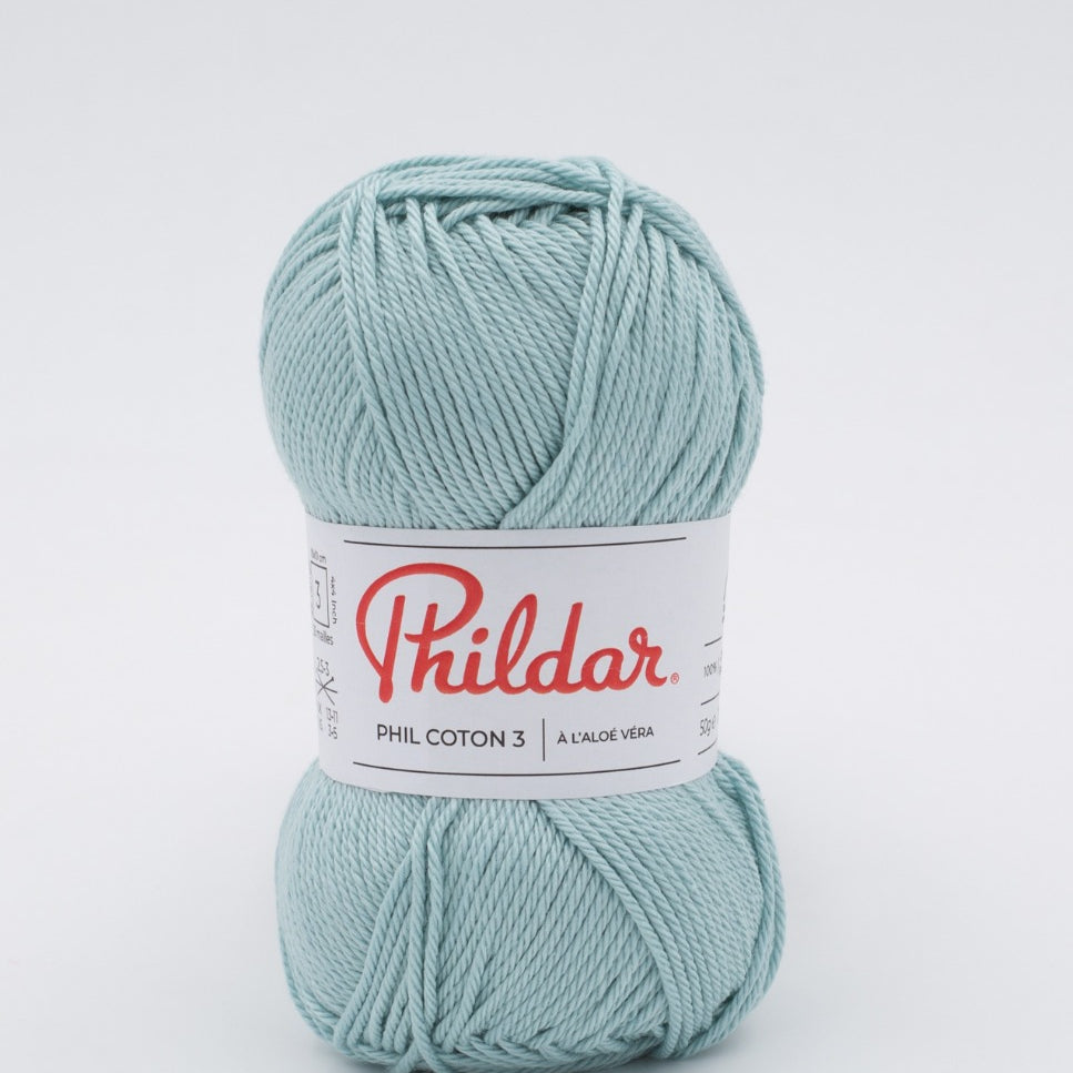 Wool Phil Coton 3 Mint - Ribes y Casals