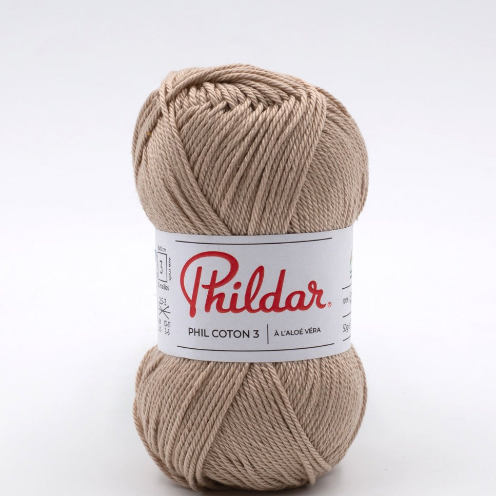 Wool Phil Coton 3 Sand - Ribes y Casals